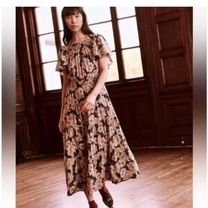 THE GREAT The Creek Dress, Praire Bloom Floral, Size 2 medium NWT daisies